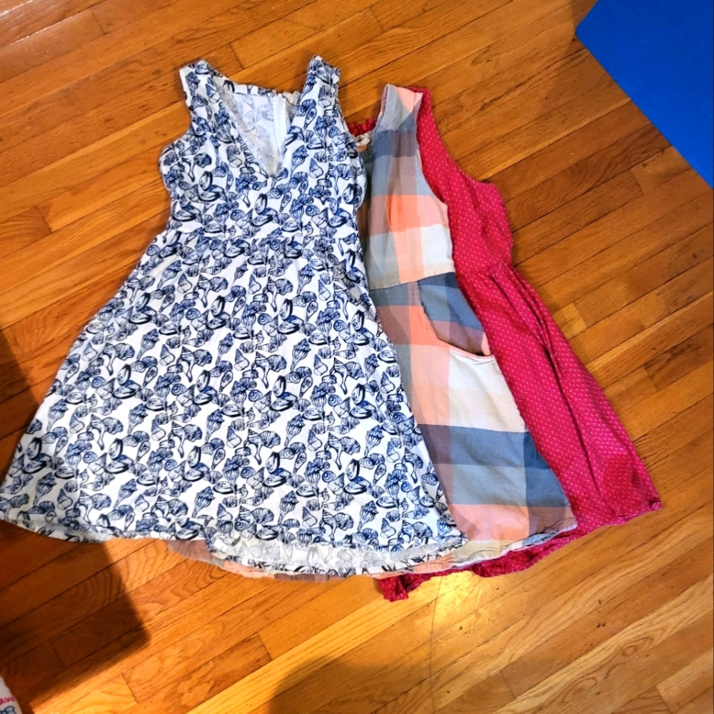 Lot of three Mata Traders fit and flaire dresses